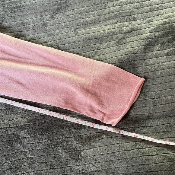 NWT Jennifer T. Knit couture, Pink Cardigan, large - Picture 5 of 5